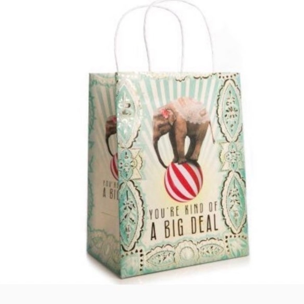 Kitschy! Papaya! BIG DEAL Embossed Gift Bags